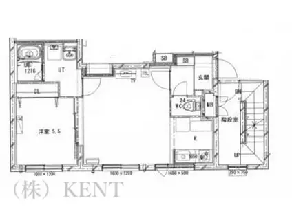 BELLE VIE KOTONI(1LDK/4階)の間取り写真