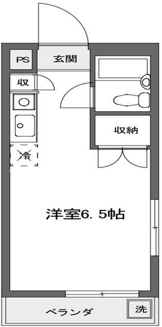 ヒルサイド洋光台I(ワンルーム/3階)の間取り写真