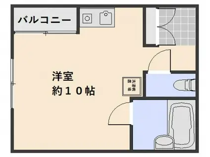 住吉911ビル(ワンルーム/2階)の間取り写真