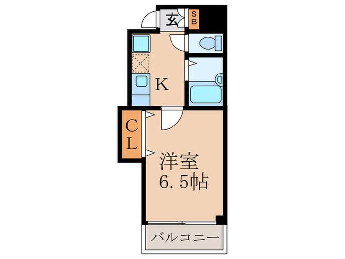 RESIDENCE ALOUETTE(1K/3階)の間取り写真