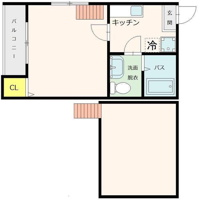 MYLIFEII(1K/1階)の間取り写真