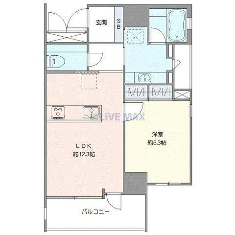 T-PLACE北斎ST(1LDK/3階)の間取り写真