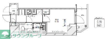 S-RESIDENCE松戸IRISE(1K/3階)の間取り写真