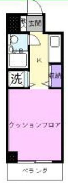K.N.CITY(1K/9階)の間取り写真