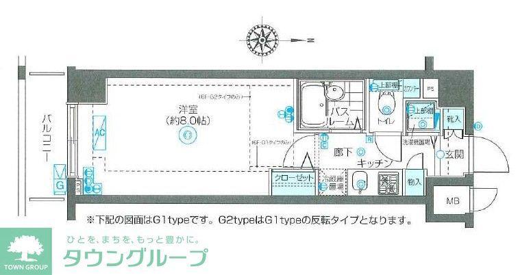 フェニックス本郷東大前(1K/3階)の間取り写真