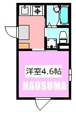 ラ・ヴィータ板橋(1K/1階)の間取り写真