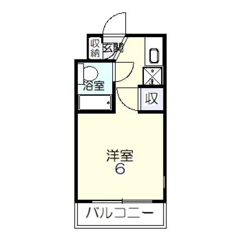 MAPLE TOWN(1K/2階)の間取り写真