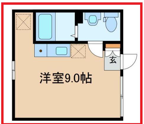 スカイツリーヒルズマリコ(ワンルーム/5階)の間取り写真