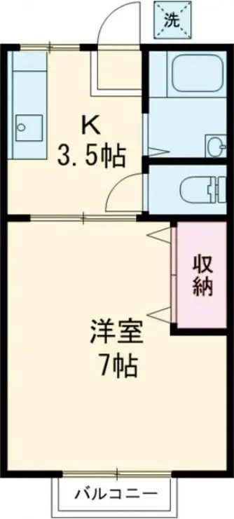 ハイムフジ 2階階 間取り