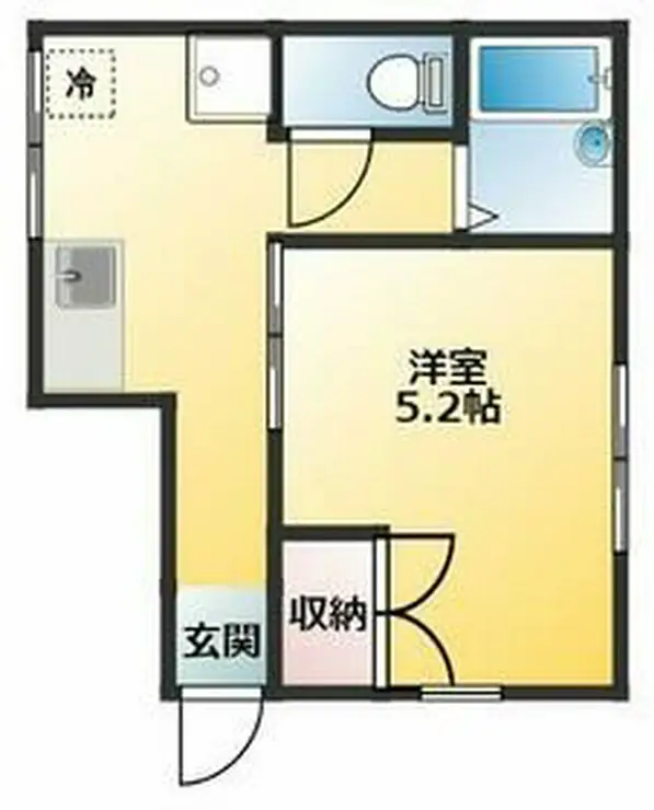 ベルノ国立 1階階 間取り