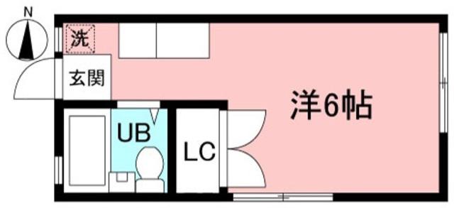 シャンポール吉田(1K/1階)の間取り写真