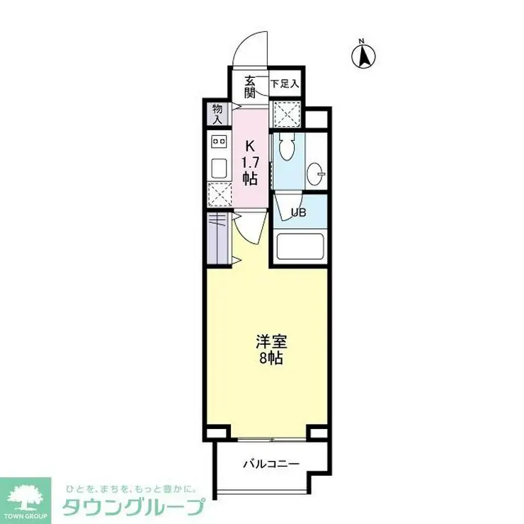 パークフラッツ中目黒 2階階 間取り