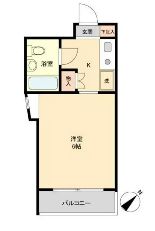 ジョイフル百合ヶ丘 3階階 間取り