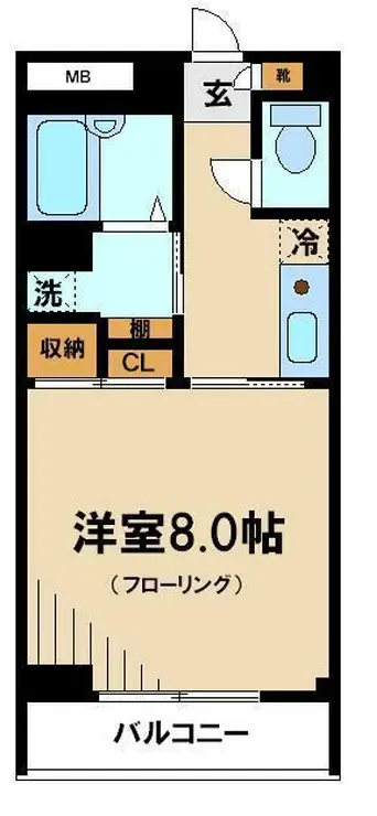 エクセラン池袋 4階階 間取り