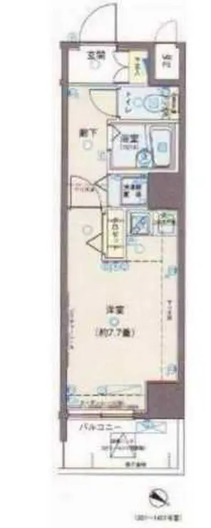 ヴェルト日本橋シティ 5階階 間取り