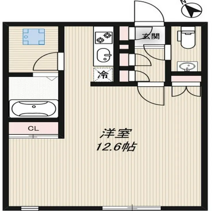 Branche武蔵小山 1階階 間取り