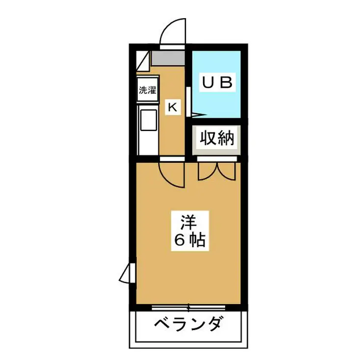 サンシャイン玉川 1階階 間取り