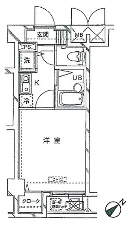 ドルチェ代々木 4階階 間取り