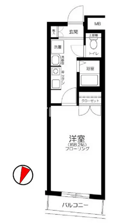 ステージファースト神田 12階階 間取り