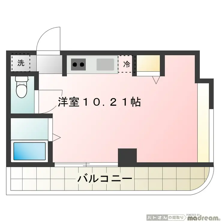 ハイポイント西川口 5階階 間取り