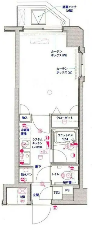 ブライズ音羽 7階階 間取り