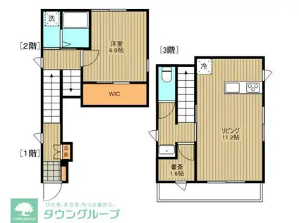 ULTRA FIVE(1SLDK/1階)の間取り写真