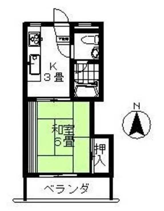 コーポ須山 2階階 間取り