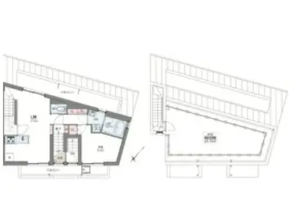 PALWAYS高田馬場 (1LDK/4階)の間取り写真