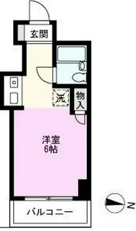 スカイコート戸田公園 6階階 間取り