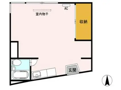 メゾンエル(1K/3階)の間取り写真