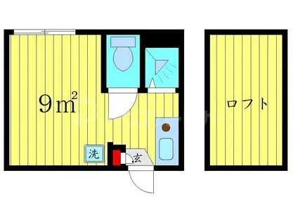 スマイラス新小岩(ワンルーム/1階)の間取り写真