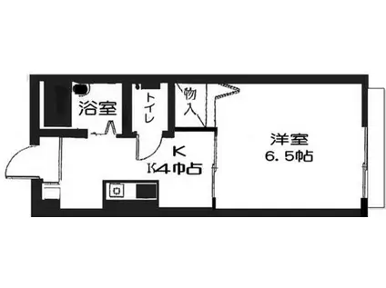 アポセント水澤(1K/1階)の間取り写真