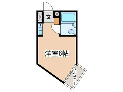 ライオンズマンション橋本第2(ワンルーム/2階)の間取り写真