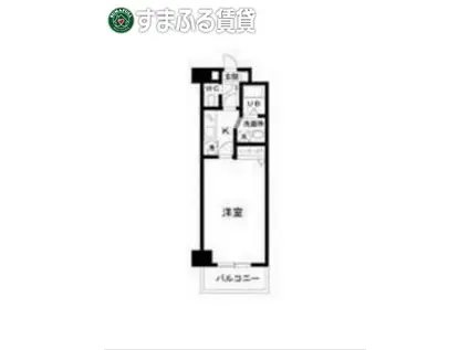 第3OTAビル(1K/5階)の間取り写真