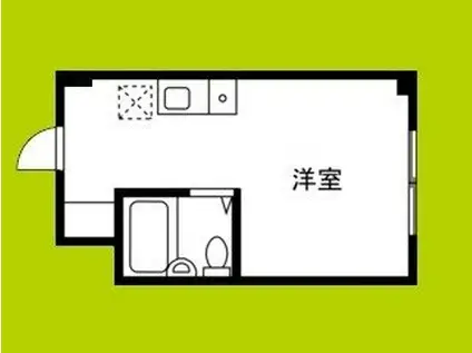 グランドハイツ野田(ワンルーム/6階)の間取り写真