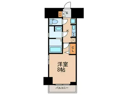 N-STAGE 本蓮沼(1K/6階)の間取り写真