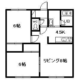 マロード永山(2LDK/1階)の間取り写真