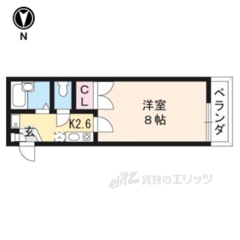 367番館(1K/2階)の間取り写真