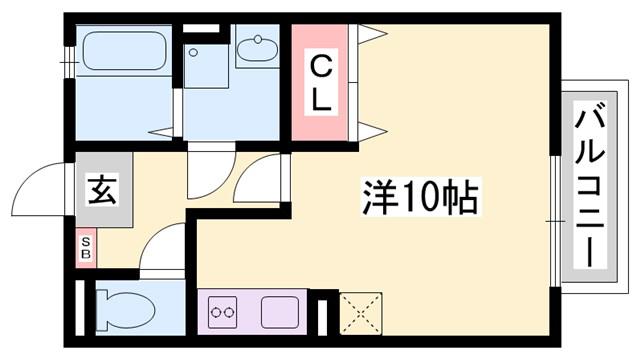 アネックス天満(ワンルーム/2階)の間取り写真