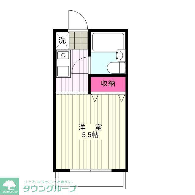 サンコート東浦和(ワンルーム/3階)の間取り写真