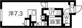 WELL COURT CHIYODA(ワンルーム/2階)の間取り写真