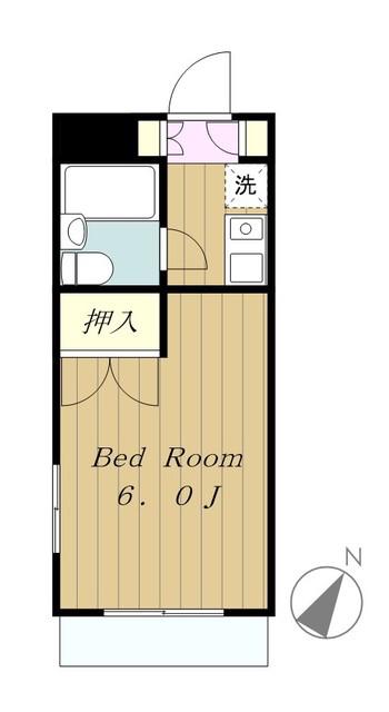 グレイスメゾンセンチュリー(1K/3階)の間取り写真