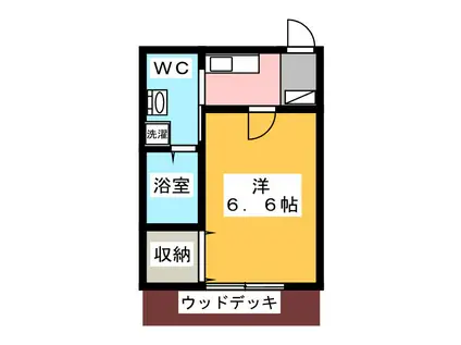 SPADE/(1K/1階)の間取り写真