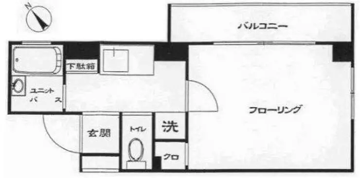 スカイコート日本橋第2 3階階 間取り