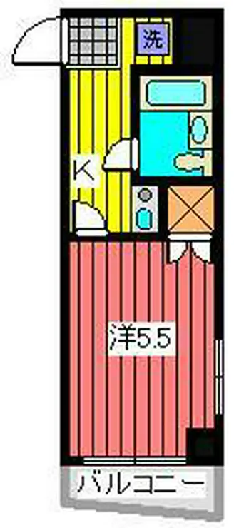 パレ・ジュトー 4階階 間取り