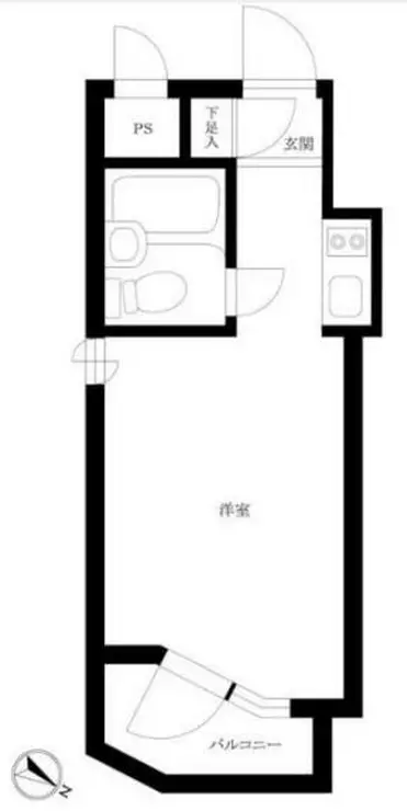 パレスハイツ千歳烏山 2階階 間取り