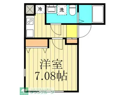 VENTURA HIRAI(1K/3階)の間取り写真