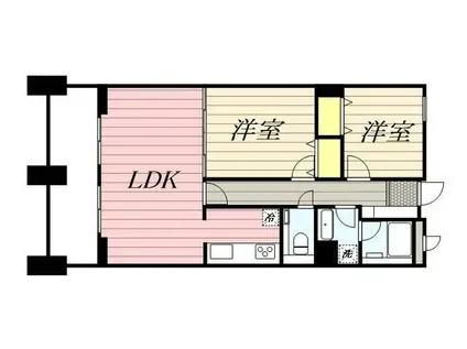 アクロス新川ビル(1SLDK/14階)の間取り写真