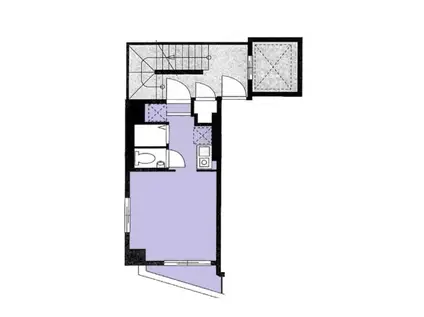 スマートビラ神保町(1K/6階)の間取り写真