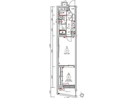 LUMEED梅島(2K/2階)の間取り写真